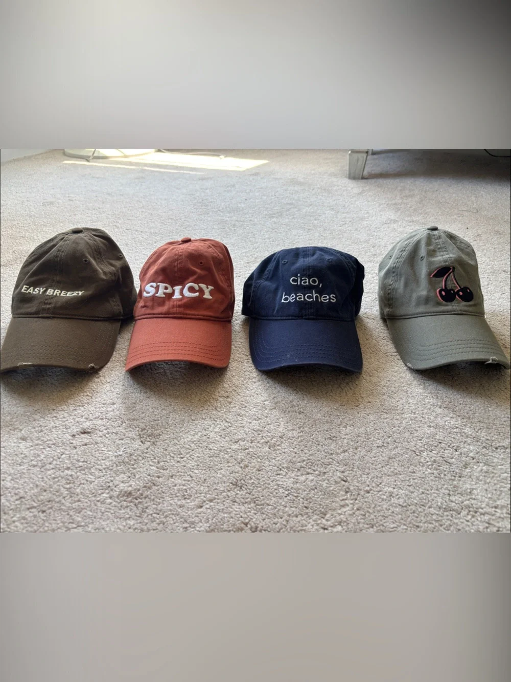 American Eagle Outfitters Womens Hats - Olive, Rust, Navy, and Brown Options